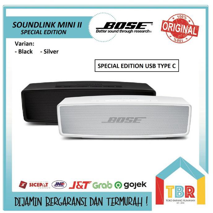 Jual Bnib Bose Soundlink Mini 2 Ii Special Edition Audio Bluetooth Speaker - Hitam | Shopee Indonesia