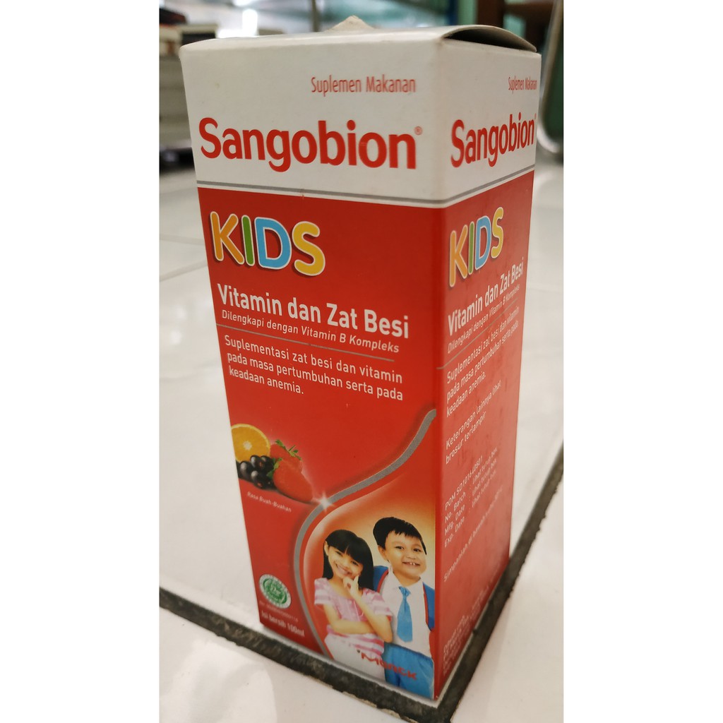 SANGOBION KIDS 100 ML - SIRUP ZAT BESI ANAK | Shopee Indonesia