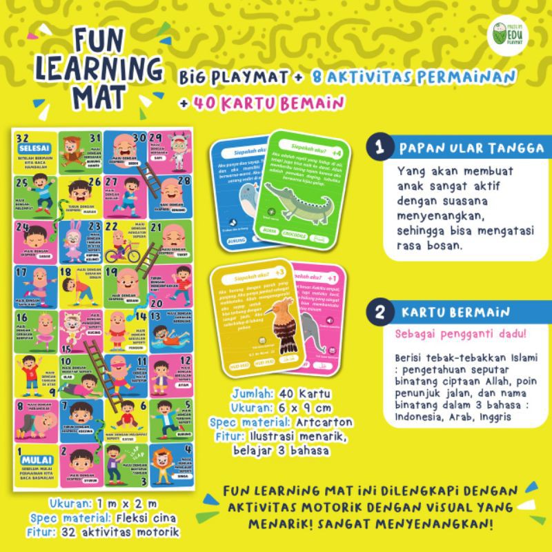Fun Learning Mat | Shopee Indonesia