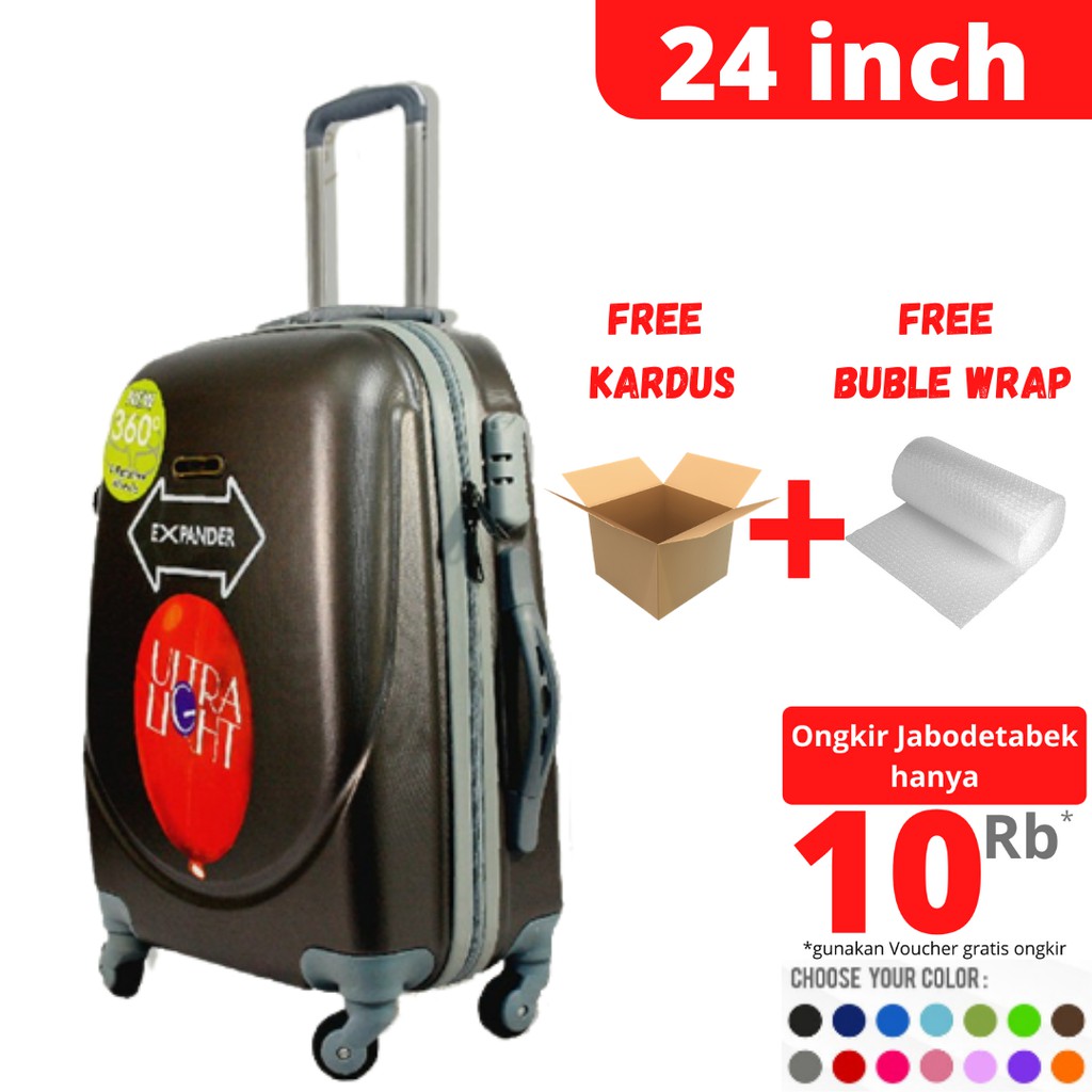 Koper 24 inch Robert Ansell Tipe 2022 Coklat Shopee Indonesia