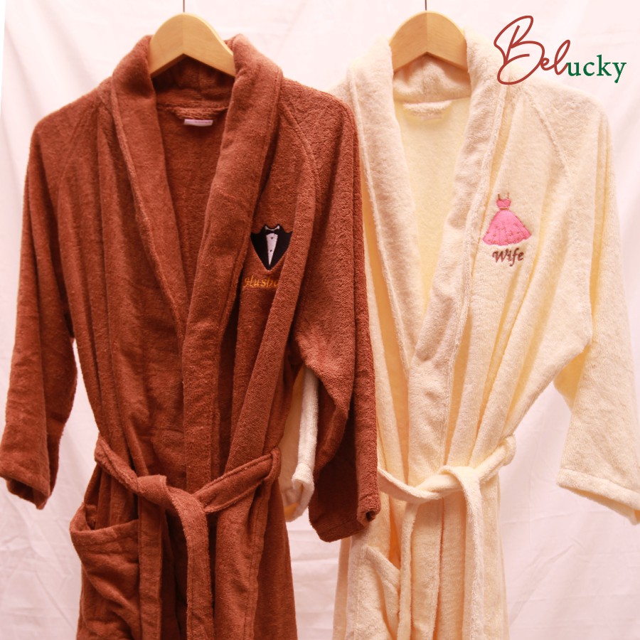 Jual Baju Handuk Kimono Handuk Mandi Bordir Bathrobe Premium Kado