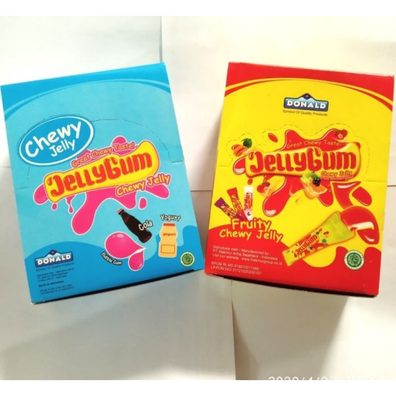 Jual Donald Jelly Gum Box Jellygum Permen Jelly Yohurt Shopee Indonesia