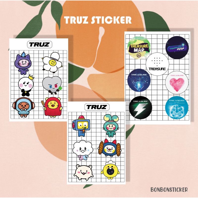 Jual Stiker TRUZ TREASURE LINE FRIENDS Shopee Indonesia