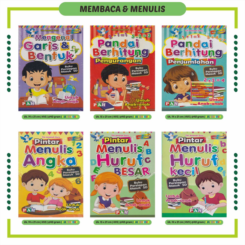 Buku AnakCerita AnakBuku Anak TK/PAUDDongeng BinatangLengkap dan Murah Pandai Berhitung PAH