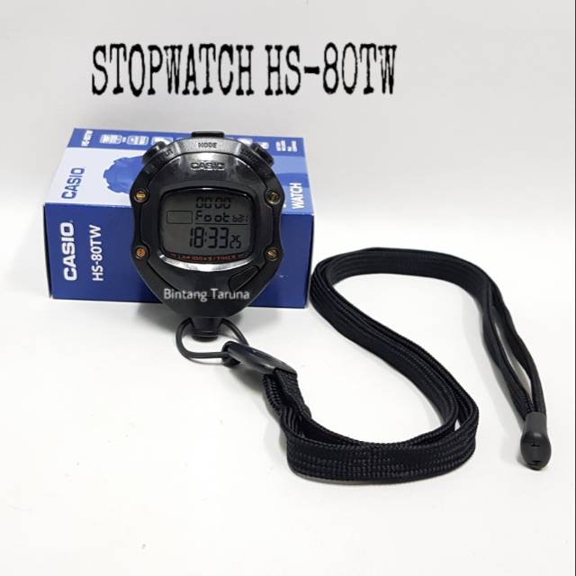 Jual Stopwach Casio HS80 Stopwatch Casio HS 80 TW Stop Watch Casio HS