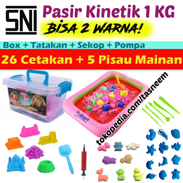 Jual Mainan Anakmainan Anak Perempuan Kekinian Tl6Lc2 "Pasir Kinetik 1 Kg - Pasir Ajaib Edukasi Play San Indonesia|Shopee Indonesia