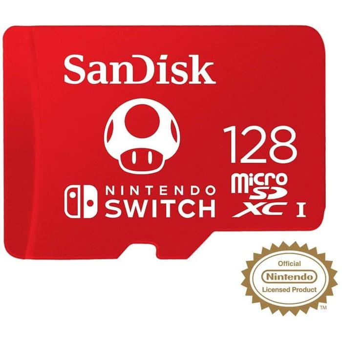 Jual Nintendo Switch Sandisk Microsdxc Memory Card 128Gb 256Gb Uhs-I Memory Card Original Nintendo Switch | Shopee Indonesia