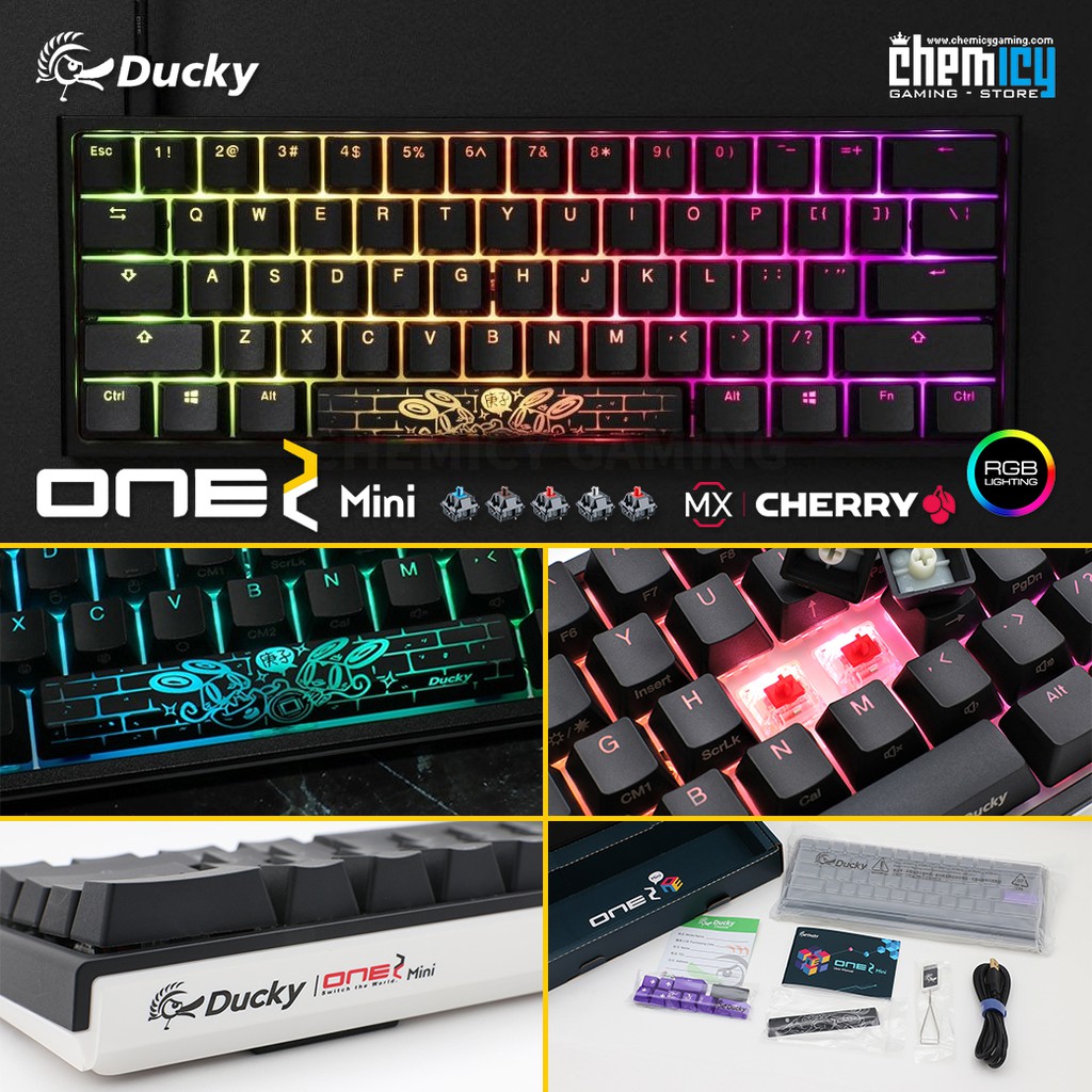 Jual Ducky One 2 Mini Rgb Led 60% Mechanical Gaming Keyboard | Shopee Indonesia