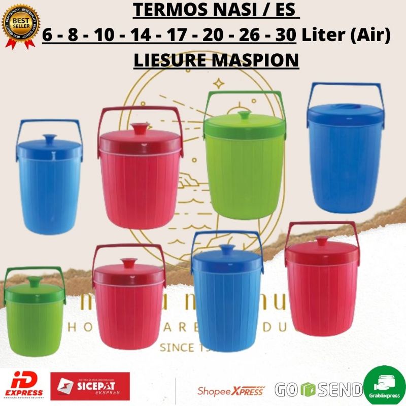 Jual NEW!! TERMOS NASI DAN ES 68101417202630 MASPION / THERMOS
