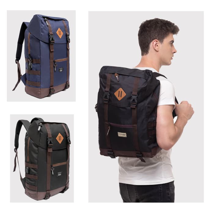 Tas Pria Ransel Distro Pria Kampus Kuliah Backpack Gendong Punggung Cowok Murah Shopee Indonesia