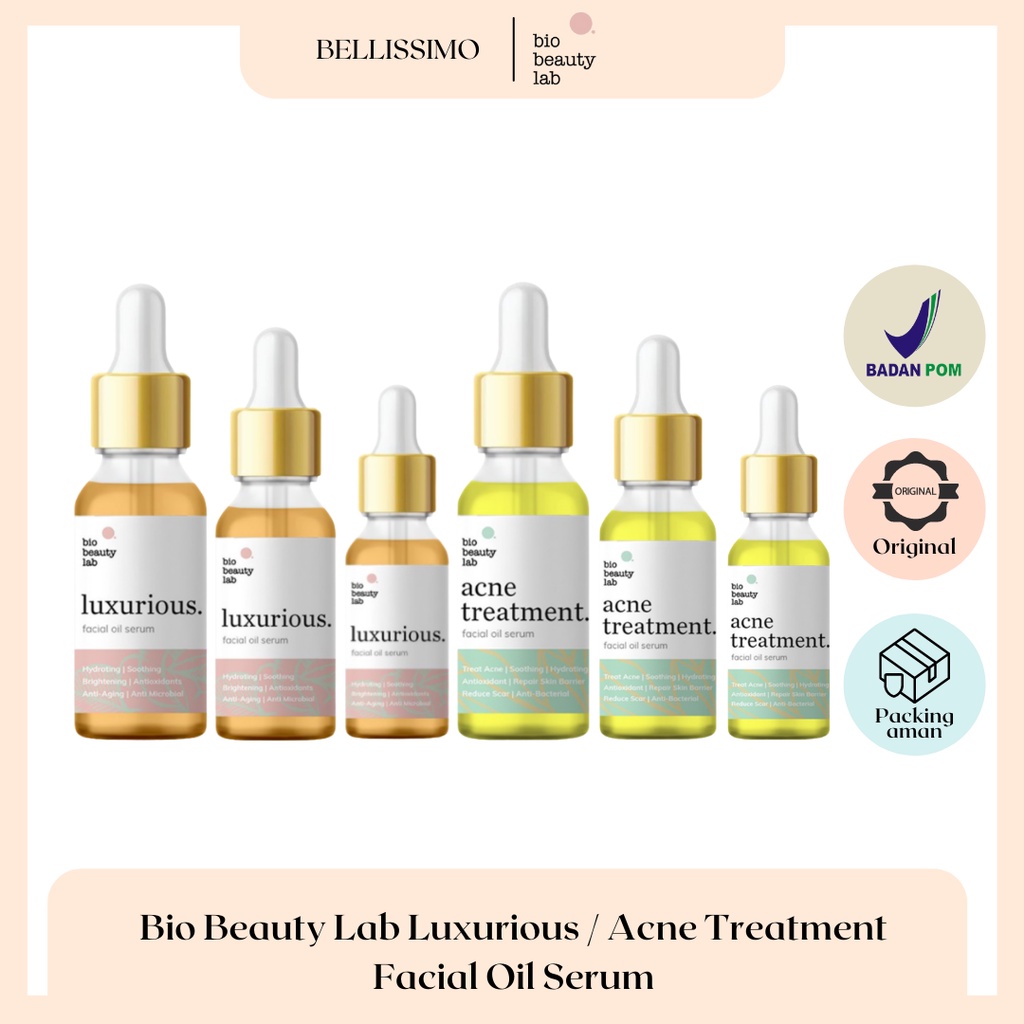 Jual Bio Beauty Lab Luxurious/Acne Treatment Healing Facial Oil Serum