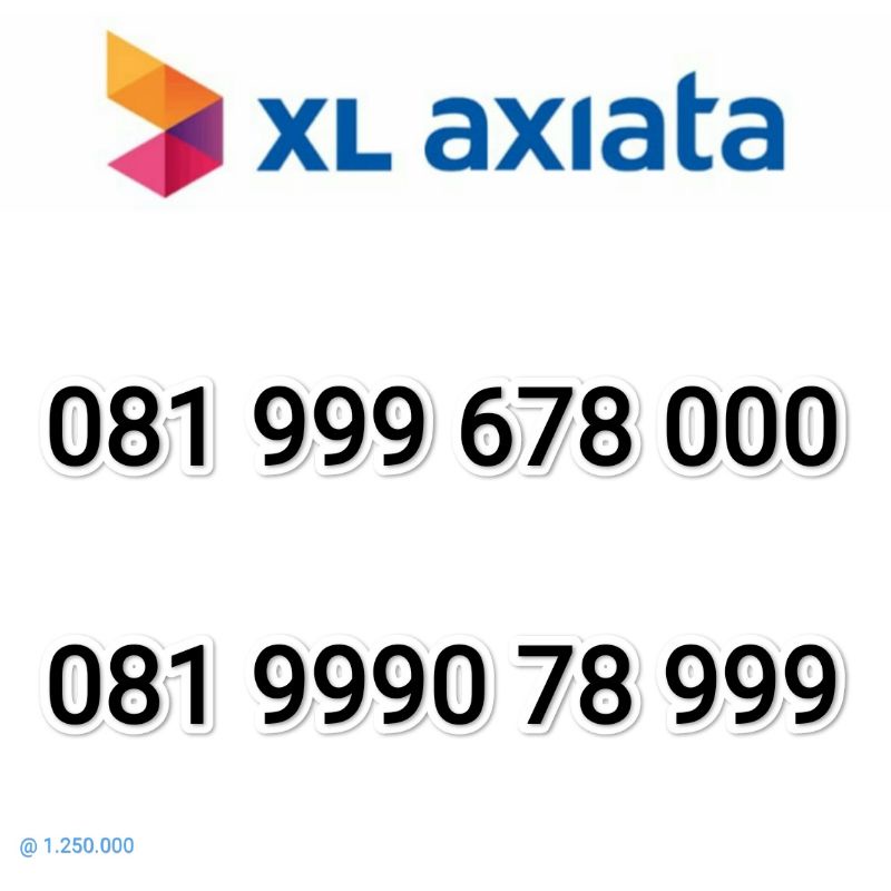 Jual Kartu Perdana Nomor Cantik Prepaid Simcard Kartu XL Prabayar GOLD