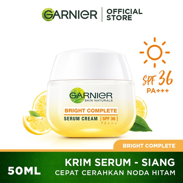 Garnier Bright Complete White Speed Serum Day Cream Extra SPF 36/PA