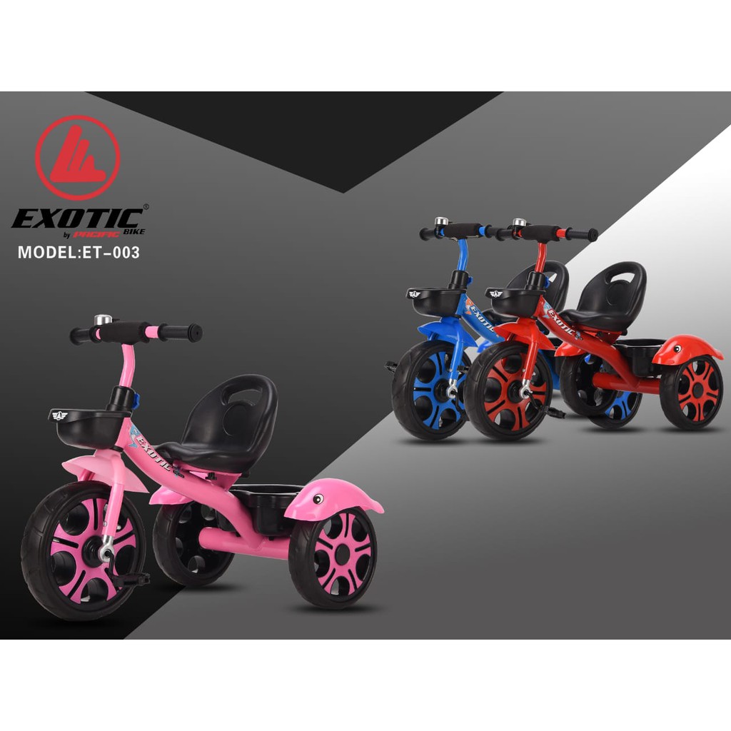 Sepeda Roda Tiga Exotic ET003 / Tricycle Exotic ET003 Shopee Indonesia