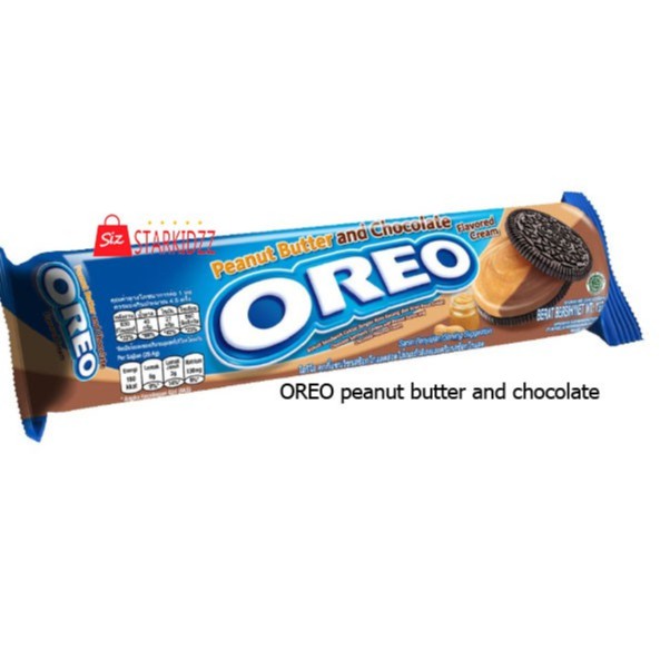 Jual Oreo Peanut Butter And Chocolate Biskuit Oreo Kacang Coklat | Shopee Indonesia