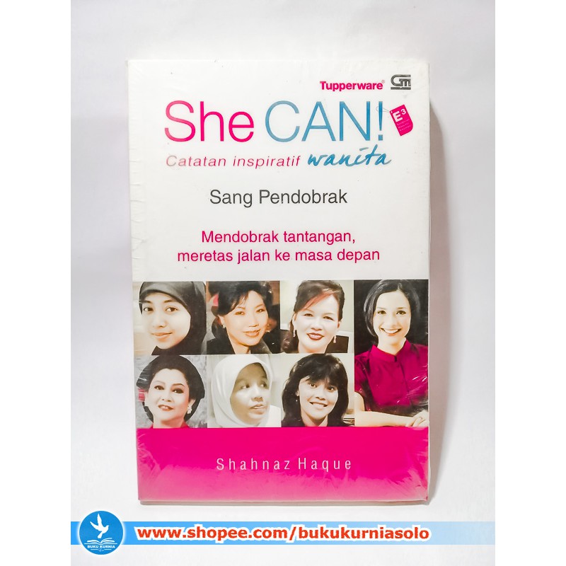 Buku inspiratif She can - catatan inspiratif wanita - sang pendobrak -  wanita mendobrak tantangan | Shopee Indonesia