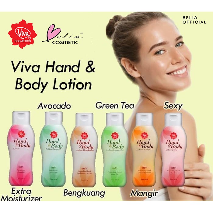 BELIA Viva Hand & Body Lotion 100ml Shopee Indonesia