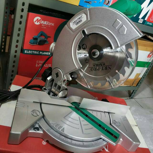 mesin potong aluminium miter saw mitter mitre gergaji nrt pro 7 inch Shopee Indonesia