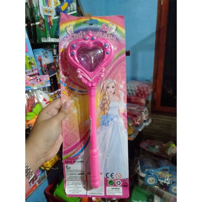 Mainan anak fairy stik tongkat peri ajaib magic wand light