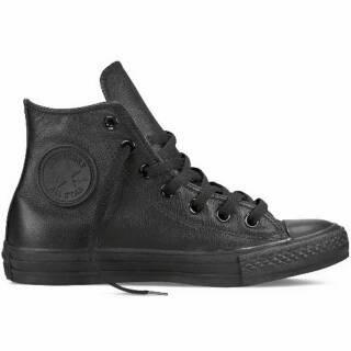 Jual Sepatu Converse All Star Ct2 Kulit Leather Full Black Hitam High | Shopee Indonesia