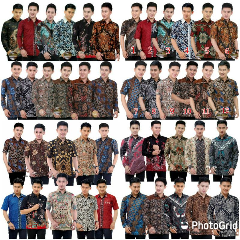 Jual Kemeja Batik Exclusive Motif Acak Tidak Bisa Seragam & Bisa Bayar