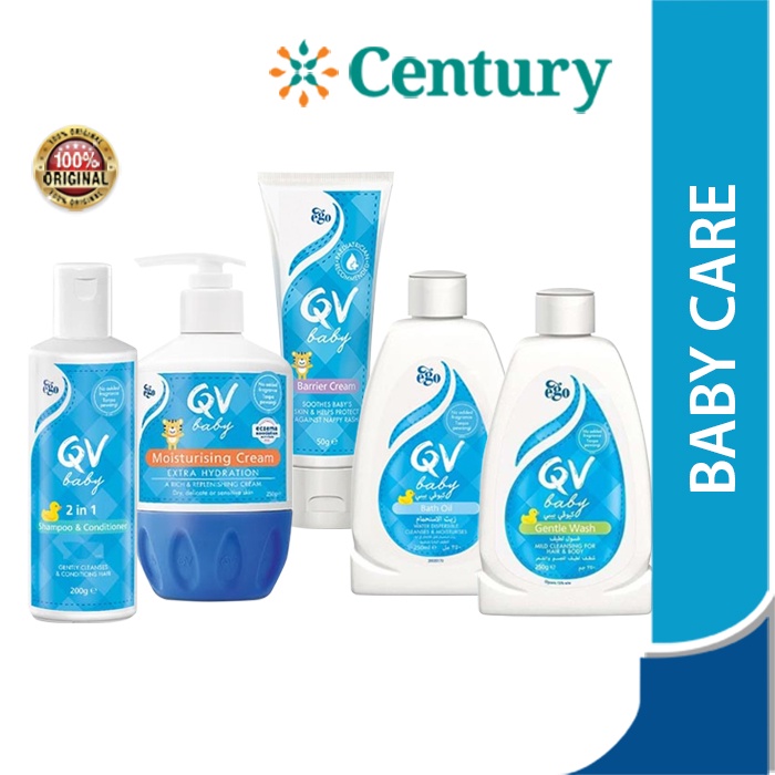 Jual QV Baby Moisturising / Baby Barrier Nappy Rash / QV Baby Bath Oil / Gentle Wash / Sahmpoo