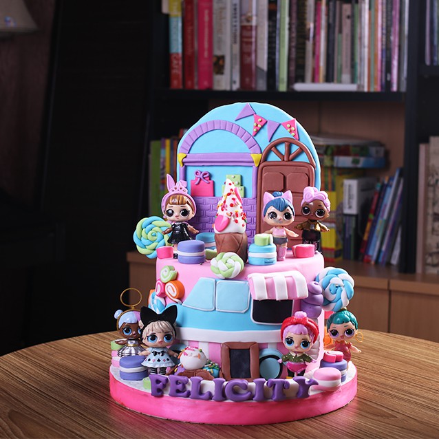 Kue Ulang Tahun / model LOL Surprise biru / MOHON BACA KETERANGAN | Shopee  Indonesia