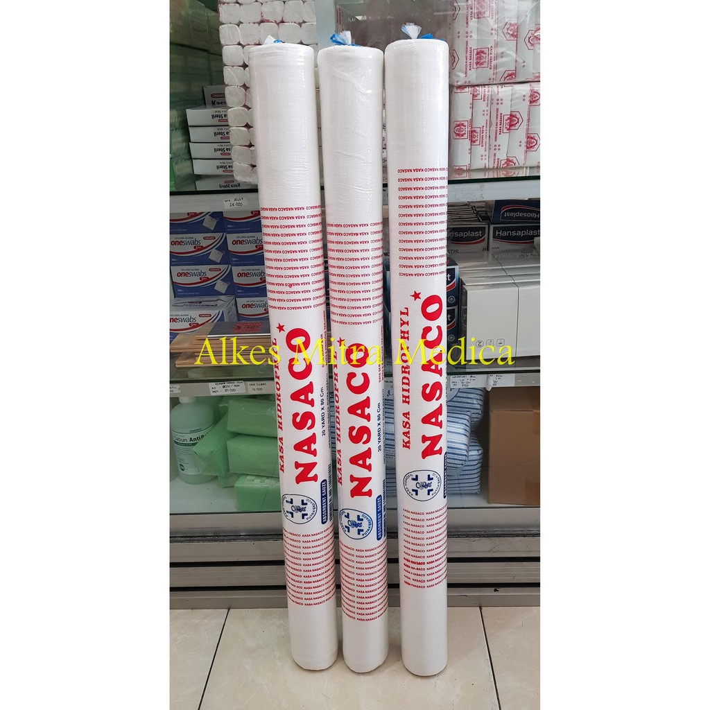 Kasa hidrofil gulung roll 80cm x 20 yard / verban / perban / hidrophile