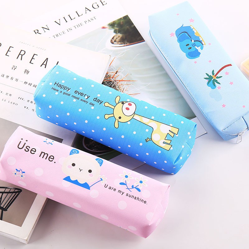KOTAK PENSIL MOTIF KARTUN LUCU UNIK / KOTAK PULPEN