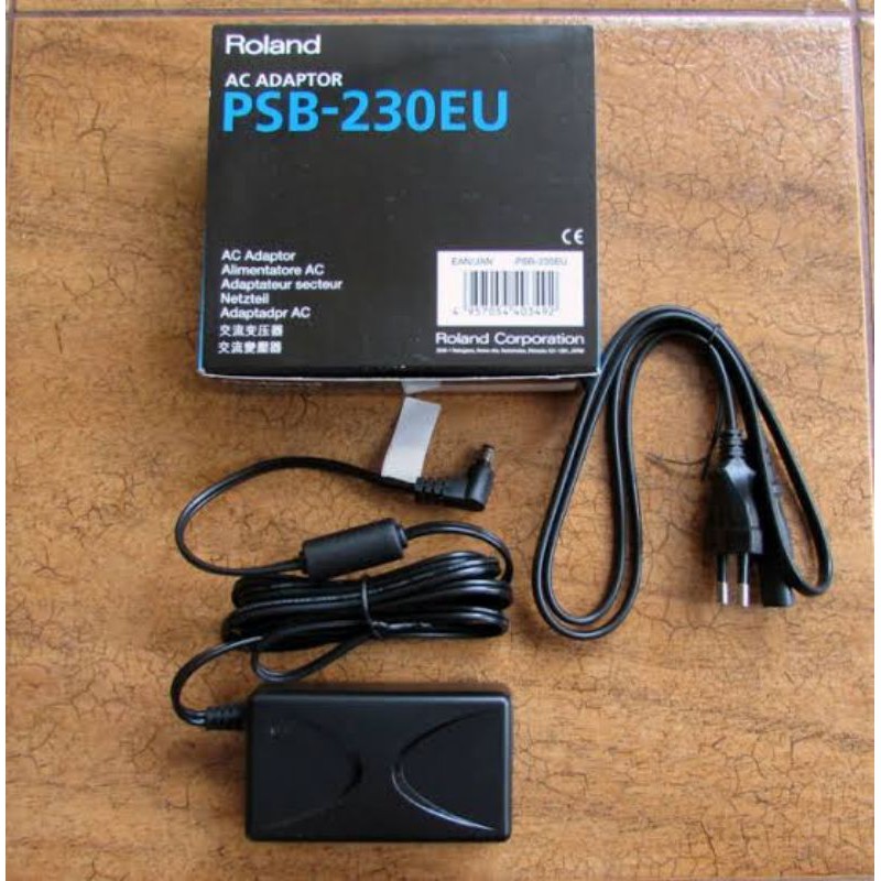 Jual adaptor roland original psb230eu power supply untuk keyboard E09