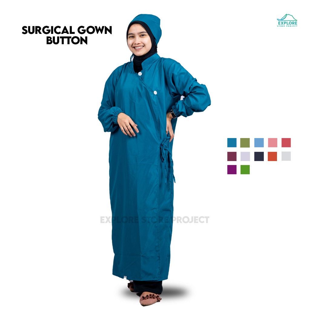 Jual ESP MEDIC Gown Operasi Surgical Parasut Waterproof Gown Apd