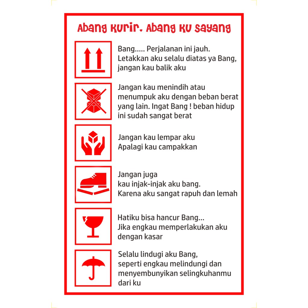 Paling Inspiratif Stiker Fragile Lucu Aneka Stiker Keren