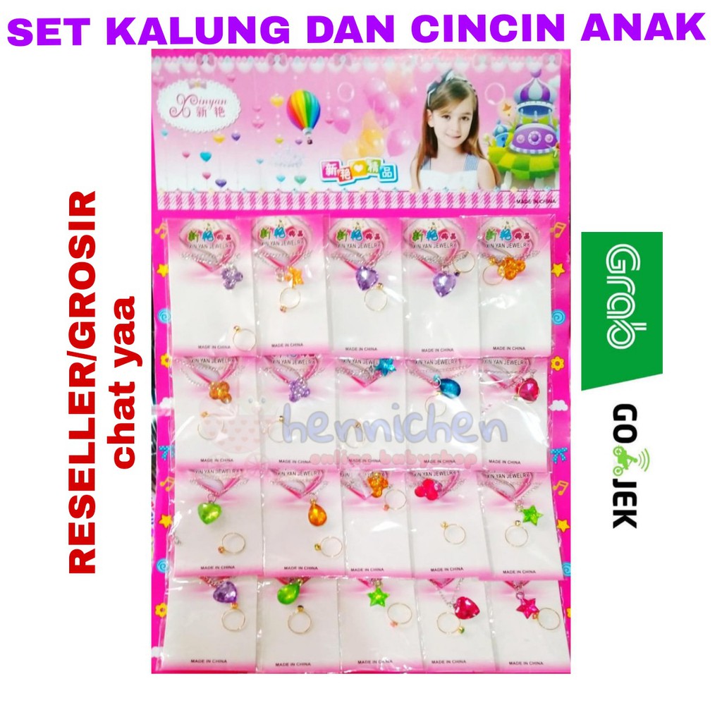 Jual Set Kalung Plus Cincin Anak Mainan Anak Mainan Anak Perempuan | Shopee Indonesia
