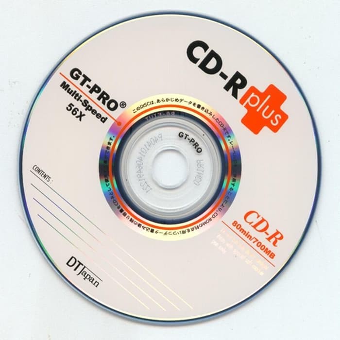 Jual Kaset CDR Plus GTPRO 700 MB CD R Kosong Blank CD R Optical