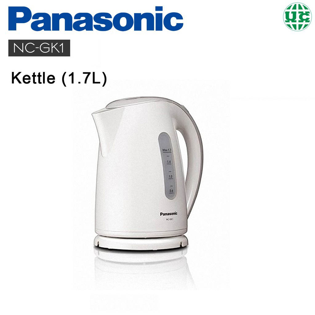 NEW Panasonic NCGK1 1.7L Cordless Electric Kettle White Teko Pemanas