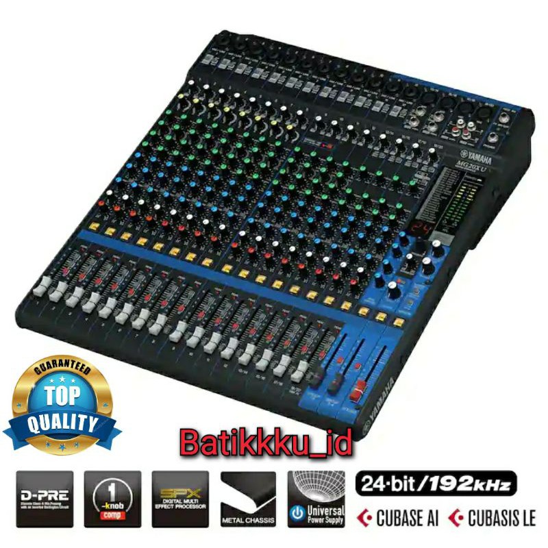 Jual MIXER AUDIO YAMAHA MG 20XU/MG 20 XU/MG20XU 20 CHANNEL MIXER YAMAHA MG 20 XU Shopee Indonesia