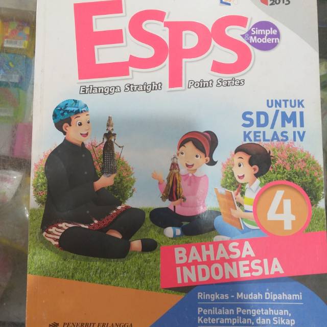 BUKU ESPS BAHASA INDONESIA KELAS 4 SD ERLANGGA K13 | Shopee Indonesia
