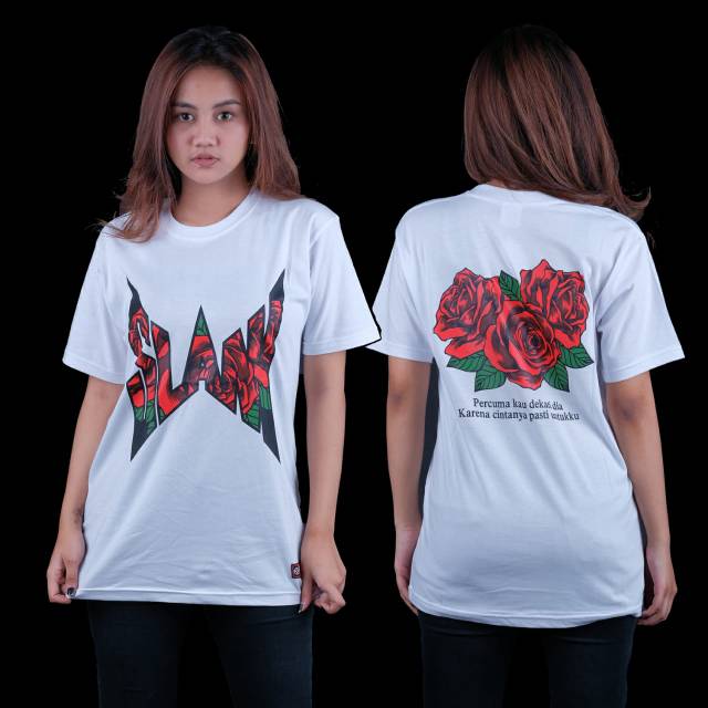 Ready kaos Slank Mawar Merah | Shopee Indonesia