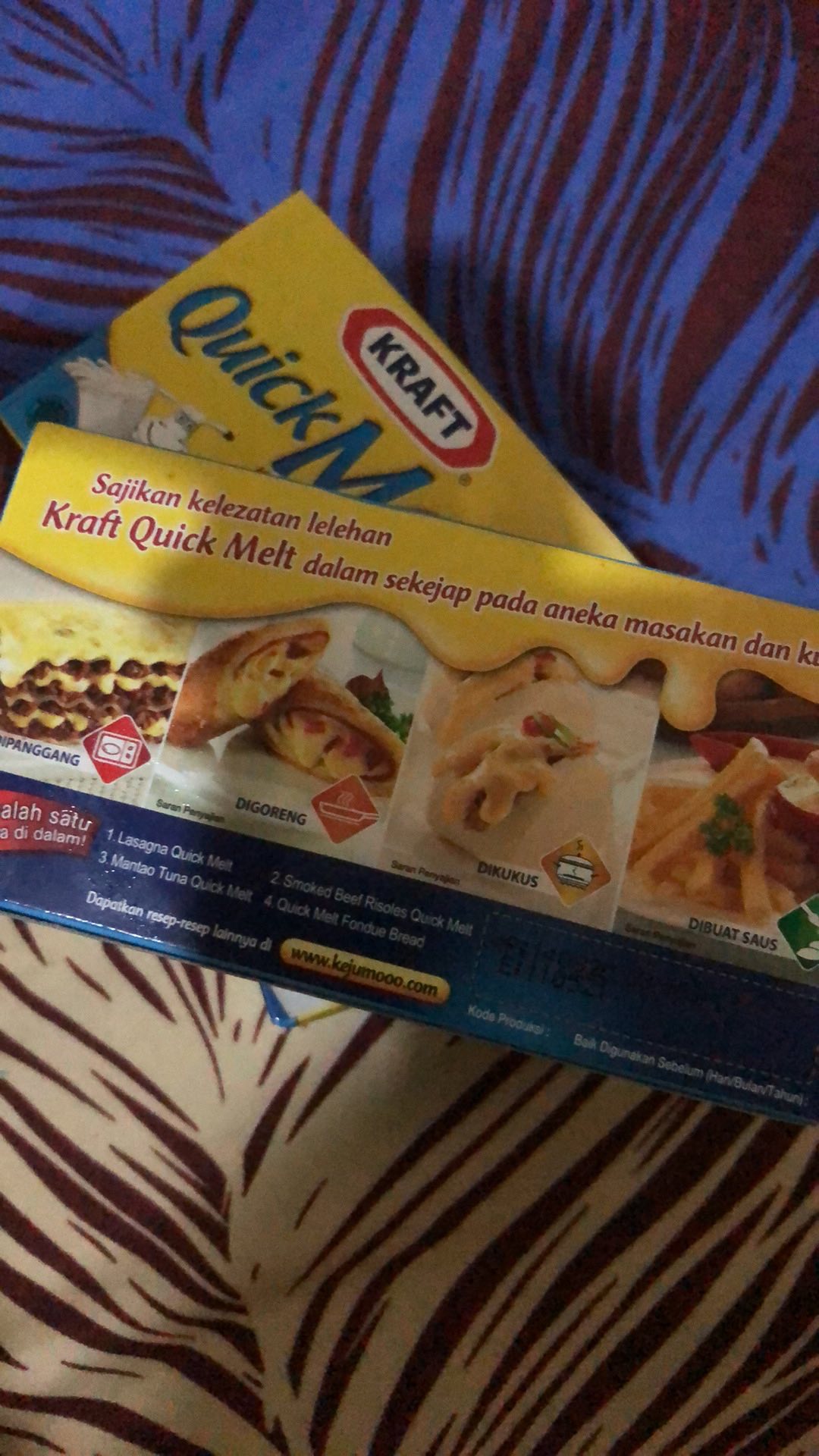 Keju Kraft Quick Melt 165 gram Shopee Indonesia