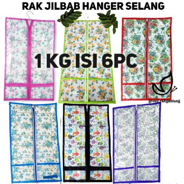 Hanger/gantungan jilbab BESI LAPIS SELANG organizer tempat hijab