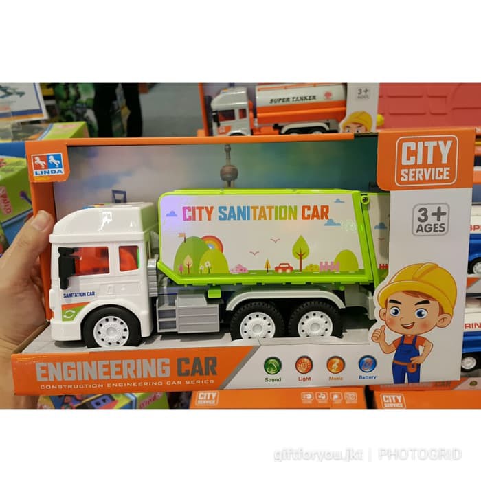 Jual Mainan Anak Mobil Truck Engineering Car Merk Linda | Shopee Indonesia