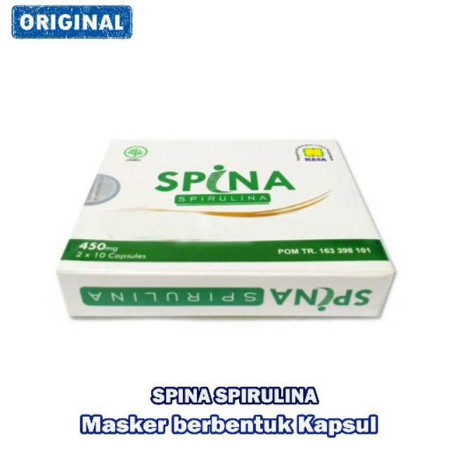 Jual SPINA SPIRULINA HERBAL DAN MASKER KESEHATAN KULIT Shopee Indonesia