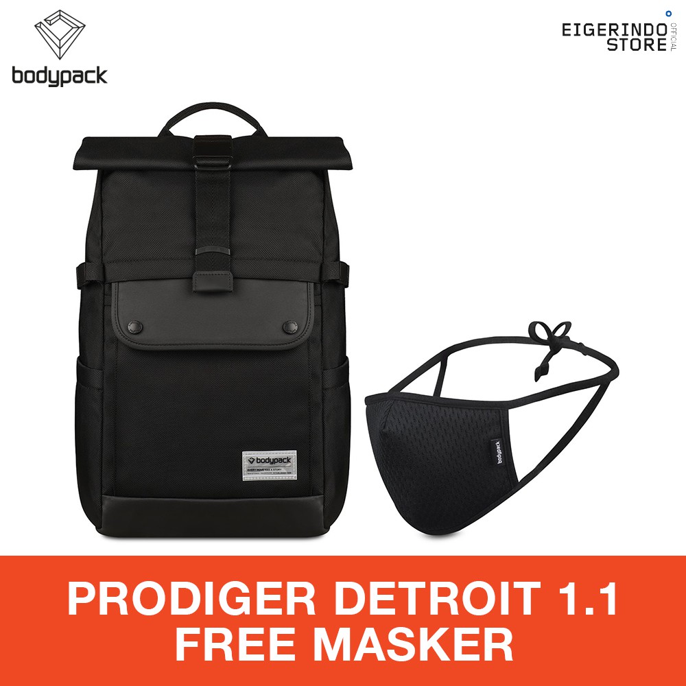 Bodypack Prodiger Detroit 1.1 Laptop Backpack Black Free