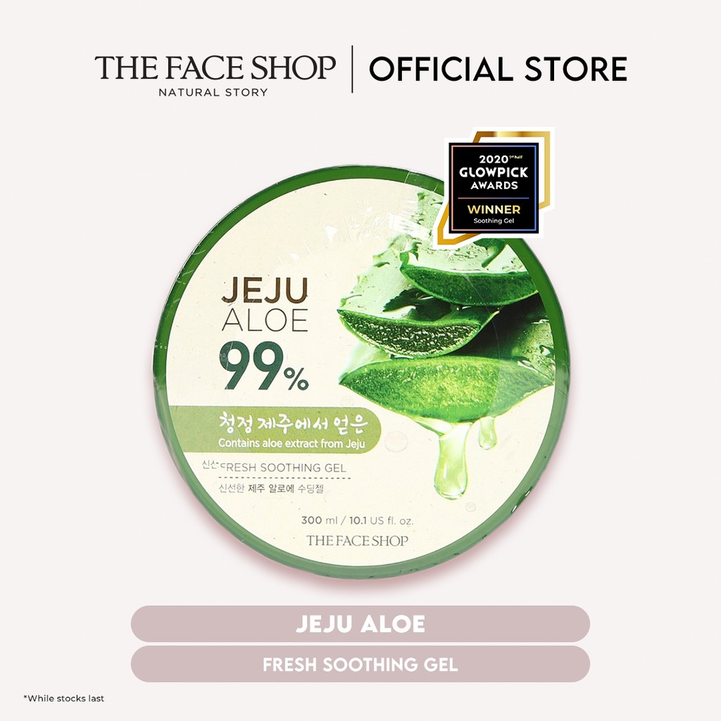 [The Face Shop] Jeju Aloe Vera Fresh Soothing Gel 300ml Original