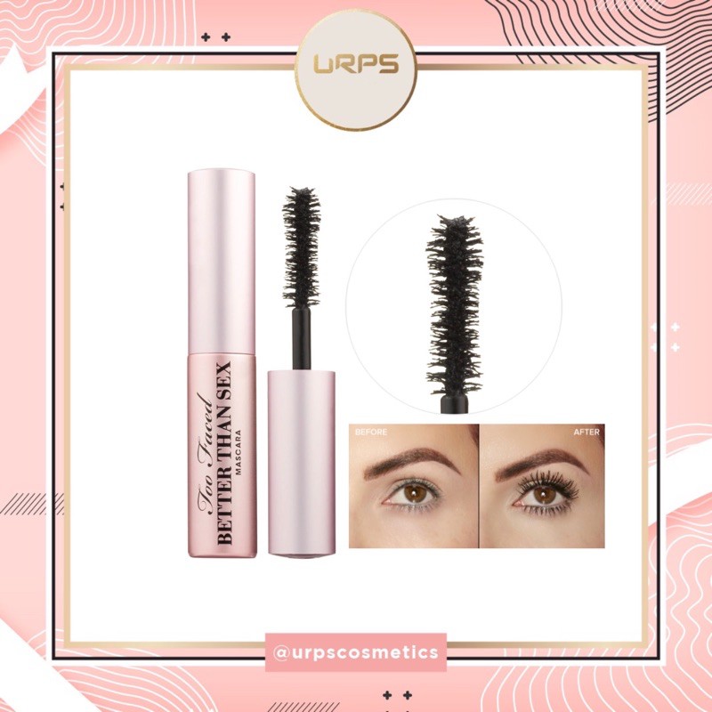 Jual Too Faced Better Than Sex Volumizing Mascara 5Gr | Shopee Indonesia