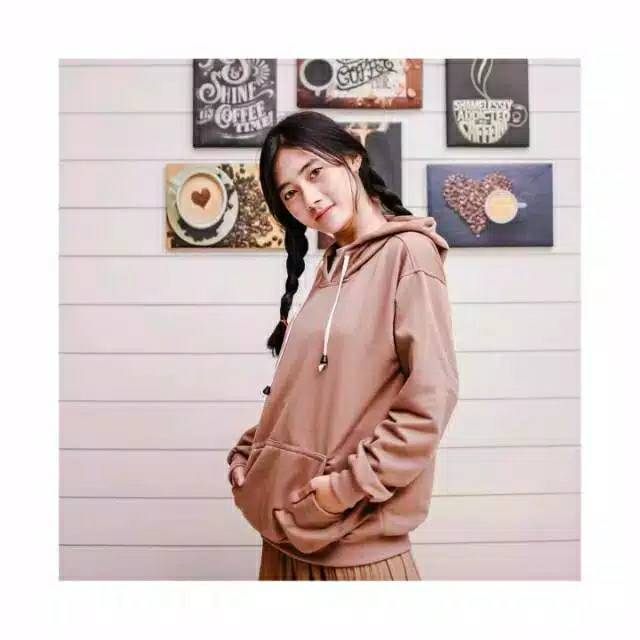 Jual Sweater Polos Sweater Hoodie Polos Warna Coklat Susu Pria Dan Wanita | Shopee Indonesia