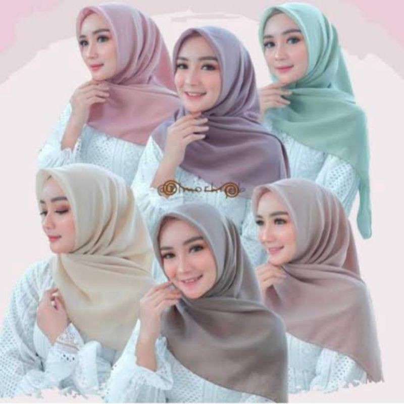 Jilbab Segiempat Bella Square Shopee Indonesia