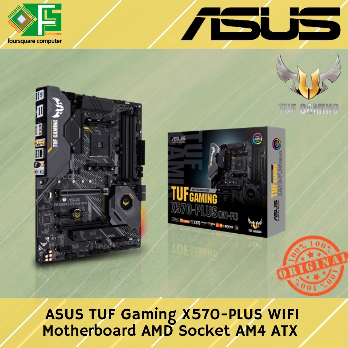 Jual Motherboard ASUS TUF Gaming X570PLUS WIFI MB AMD Ryzen Series