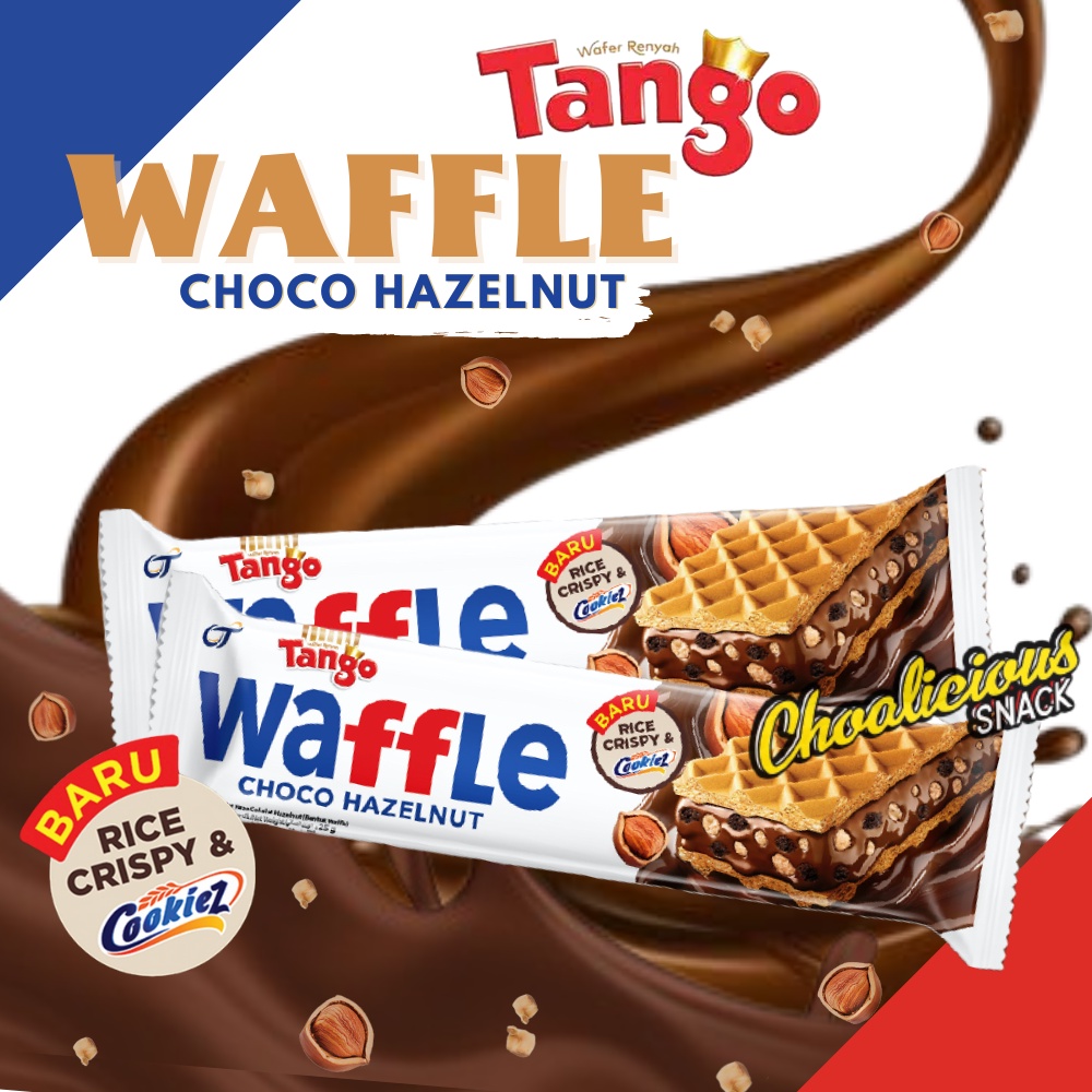 Jual TANGO Waffle Choco Hazelnut 25 gram (1 box isi 12 pcs) Shopee