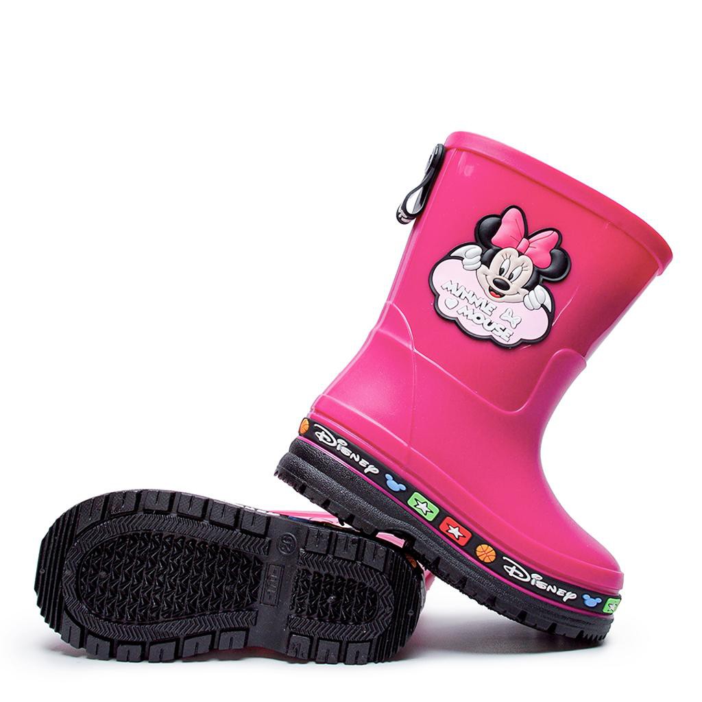 Sepatu Boot Anak Import Disney Minnie Mouse Fushia Shopee Indonesia